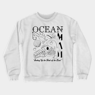 "Ocean Man" Ween Design Crewneck Sweatshirt